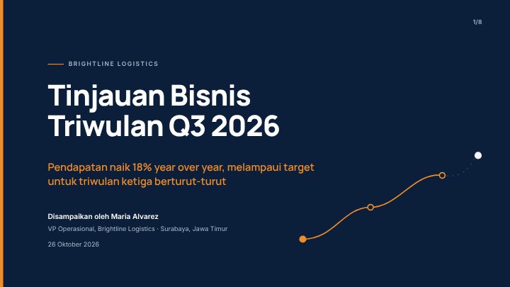 Slide judul presentasi