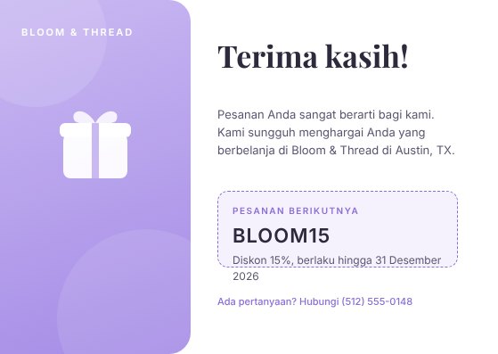 Kartu terima kasih