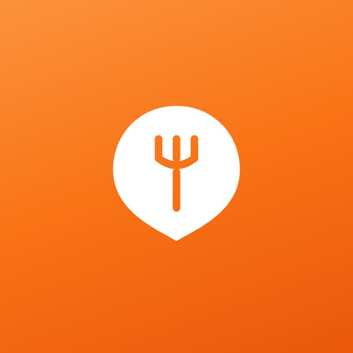 Food delivery app icon