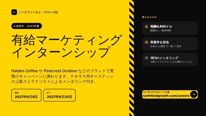 Internship open