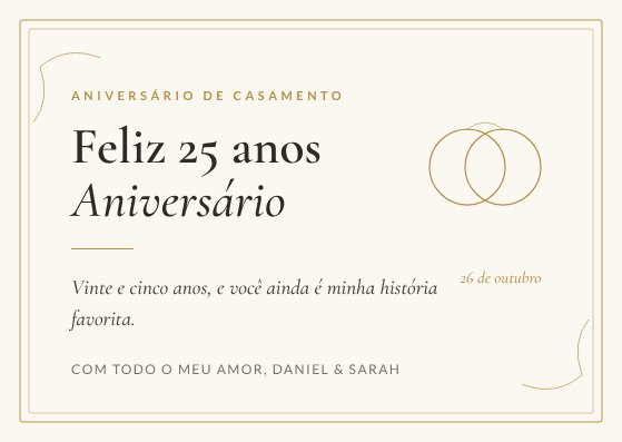Anniversary card