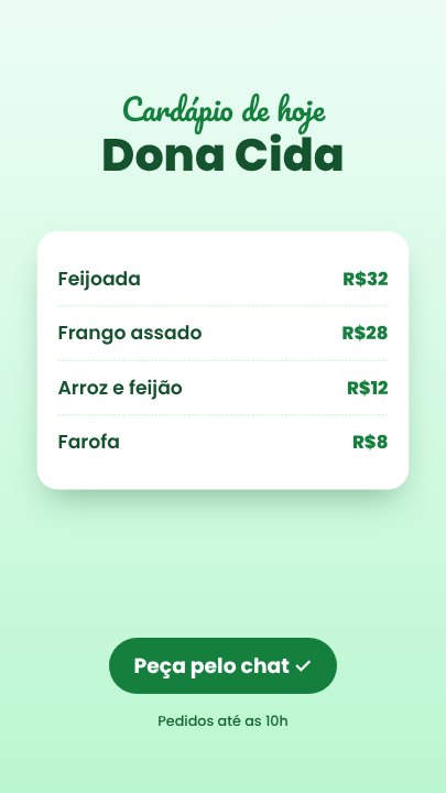 WhatsApp menu status