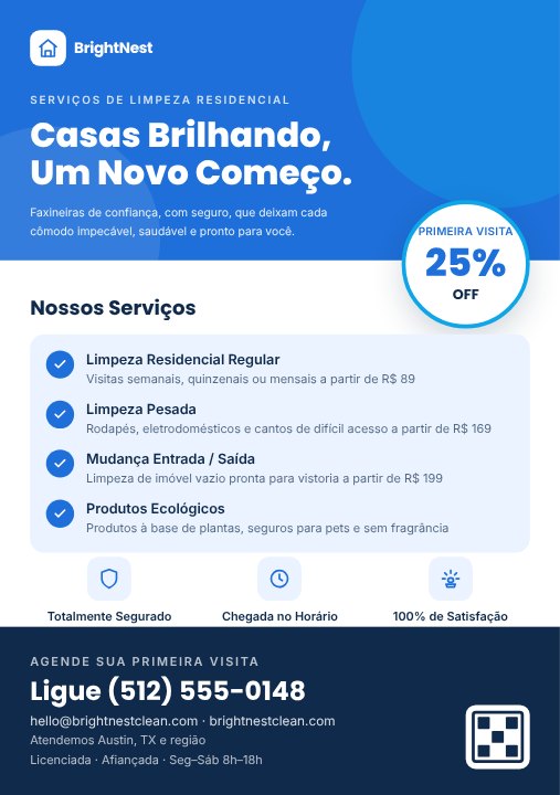 Cleaning service flyer