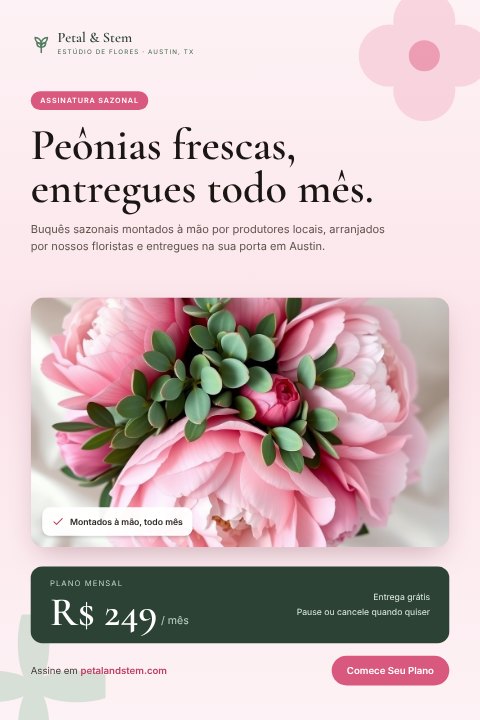 Florist bouquet pin