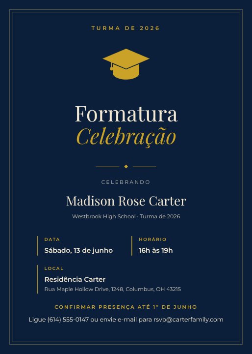 Graduation party invitation