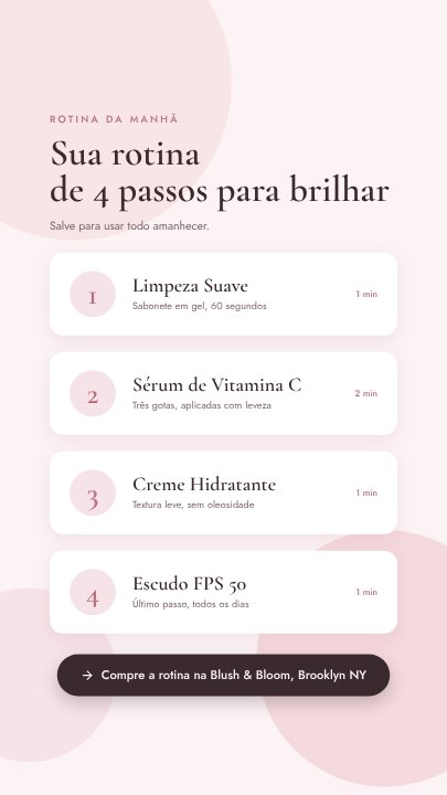 Skincare routine story