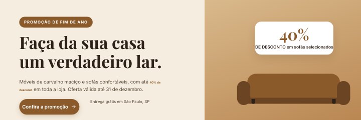 Website sale banner