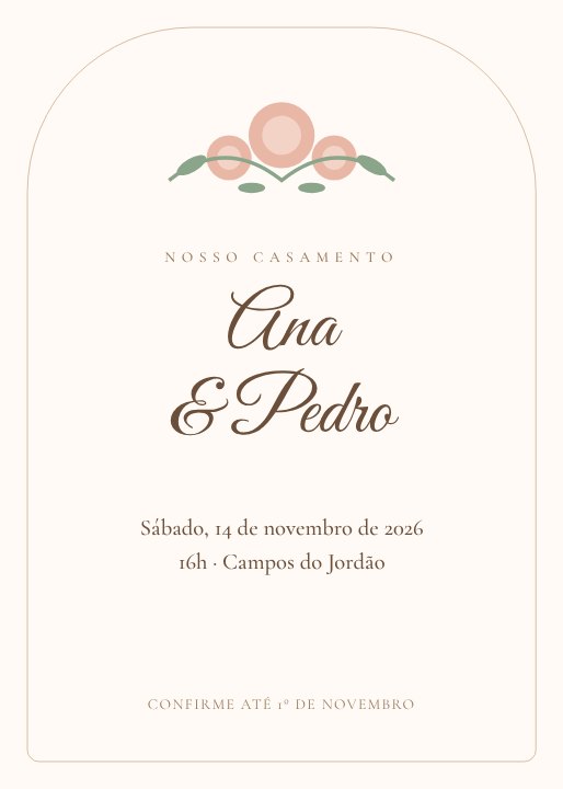 Wedding invitation