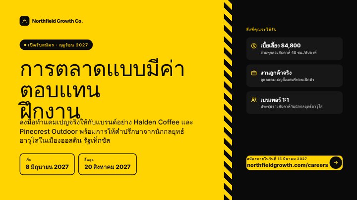 Internship open