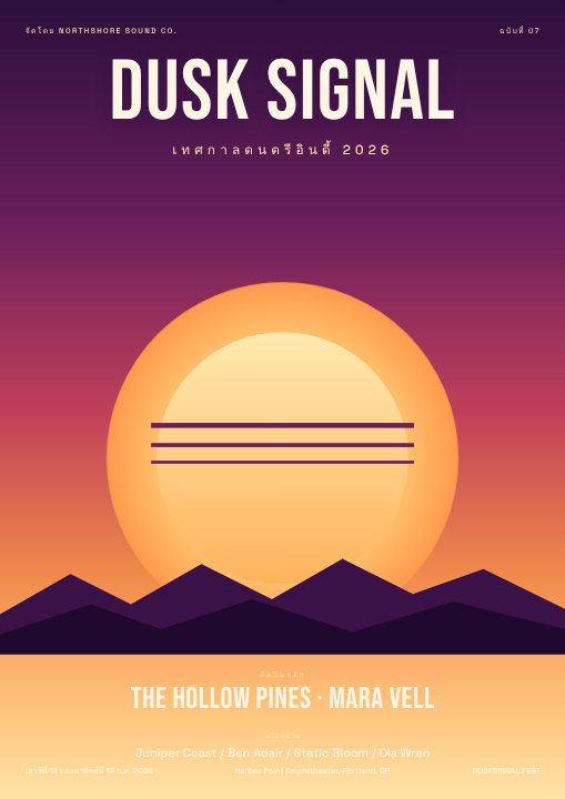 Music festival poster