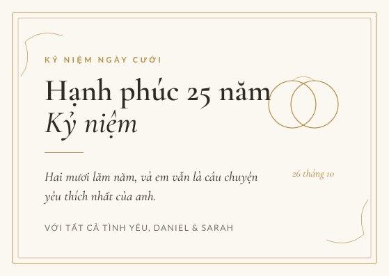 Anniversary card