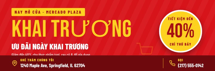 Grand opening banner