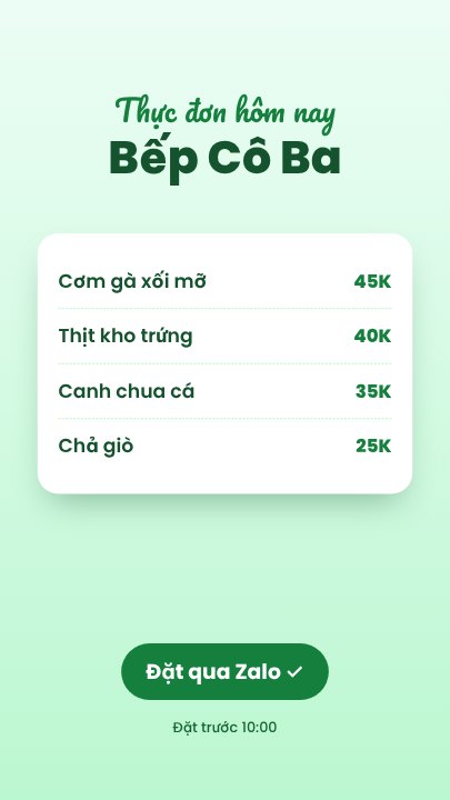 WhatsApp menu status
