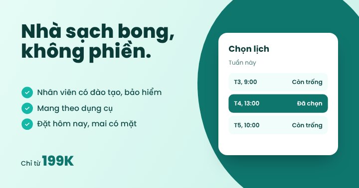 Service promo post