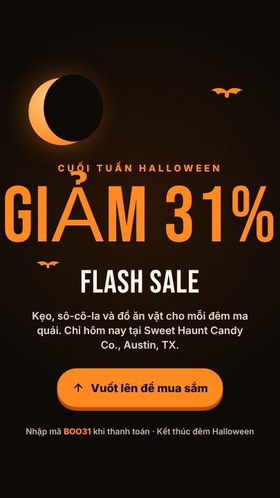 Halloween sale story