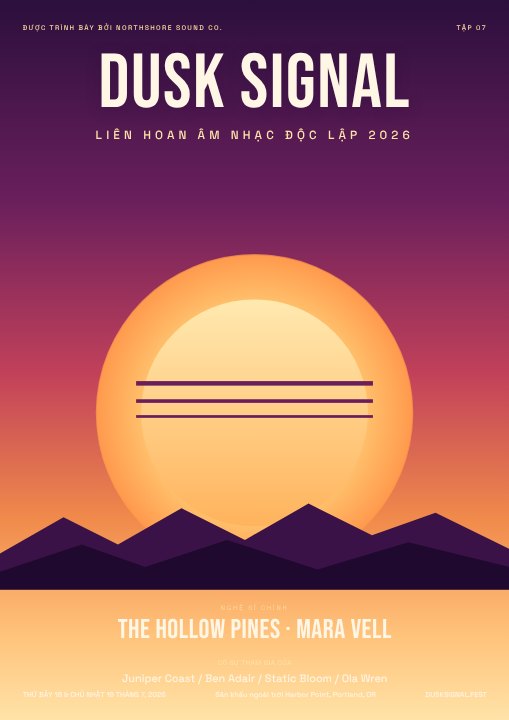 Music festival poster