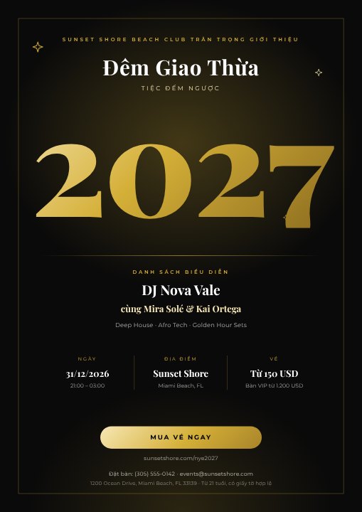 New Year's Eve poster