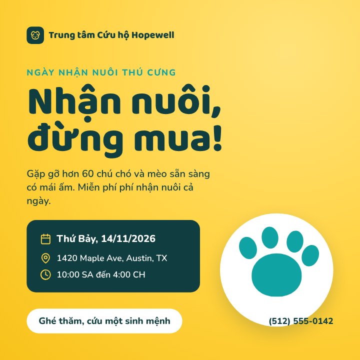 Pet adoption day