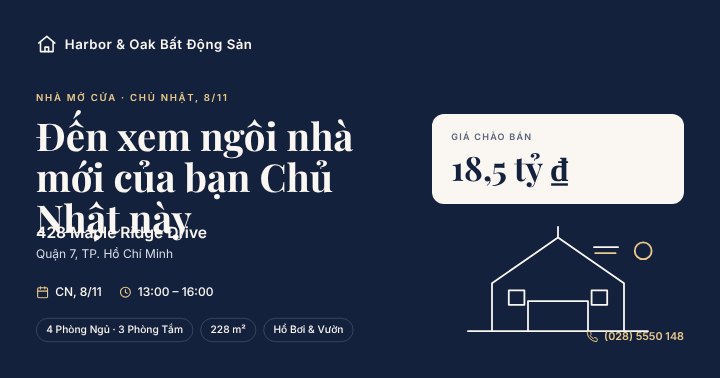 Open house post