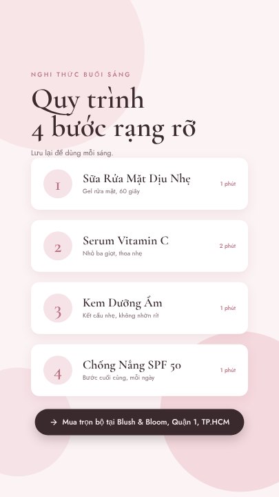 Skincare routine story