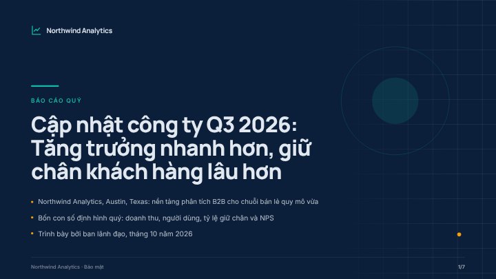 Key numbers slide