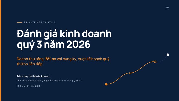 Presentation title slide