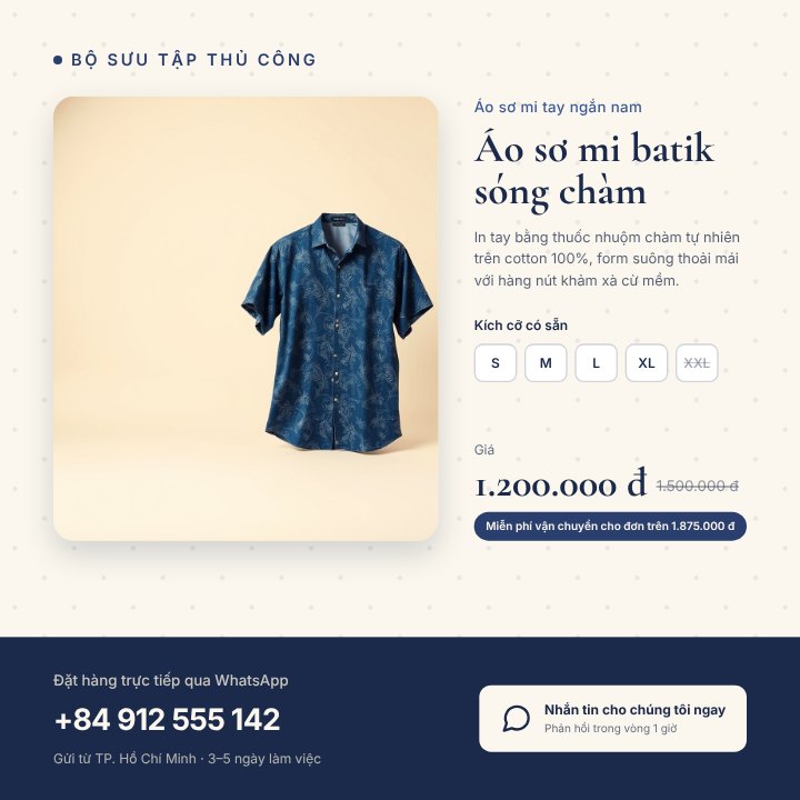 WhatsApp catalog item